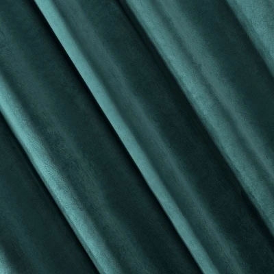 ZASŁONA welwet welur velvet kółka 140X250 zielona