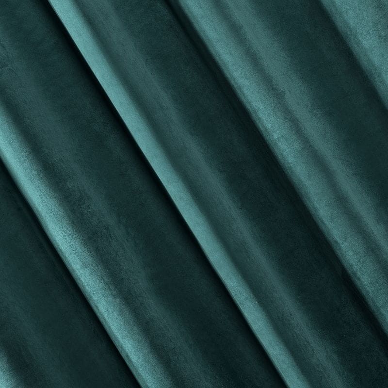 ZASŁONA welwet welur velvet kółka 140X250 zielona