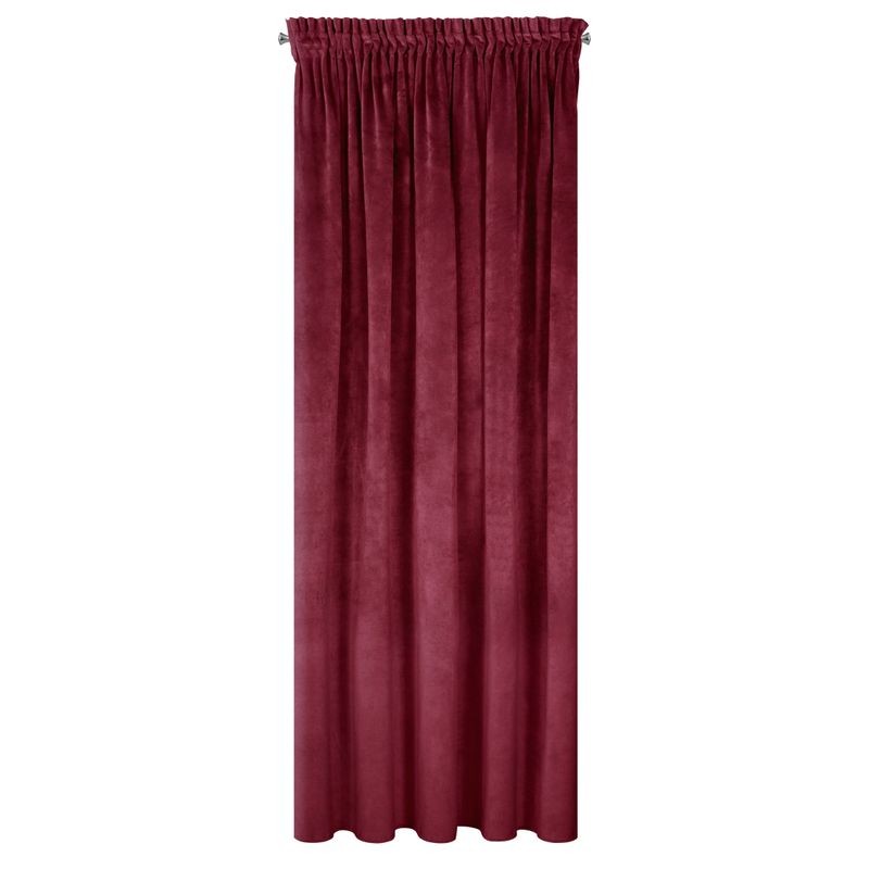 ZASŁONA welwet welur velvet TAŚMA 140X270 BORDOWA