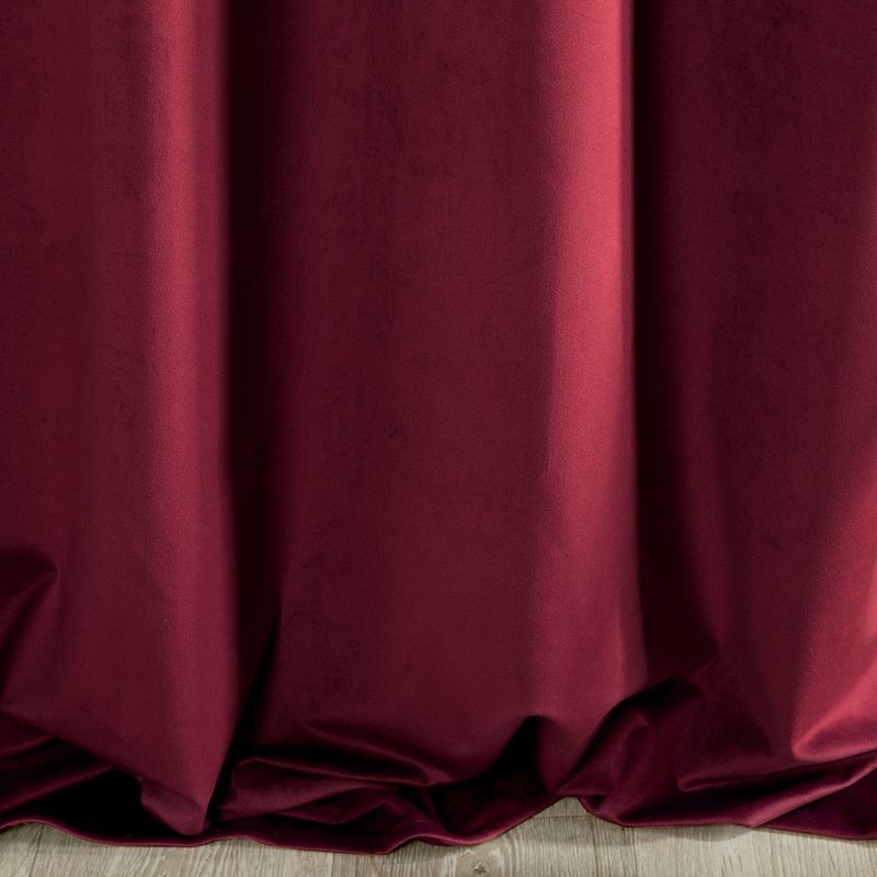 ZASŁONA welwet welur velvet TAŚMA 140X270 BORDOWA