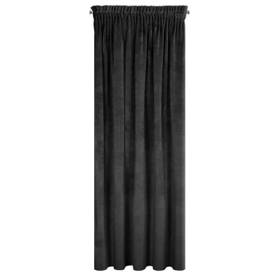 ZASŁONA welwet welur velvet TAŚMA 140X270 CZARNA