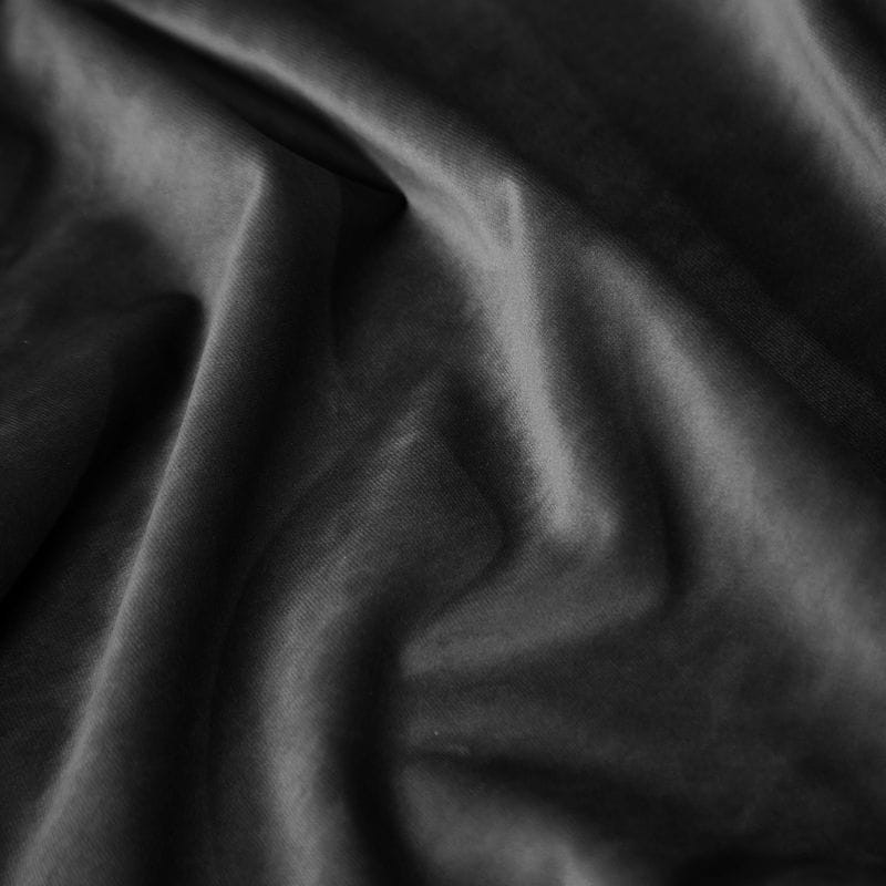 ZASŁONA welwet welur velvet TAŚMA 140X270 CZARNA