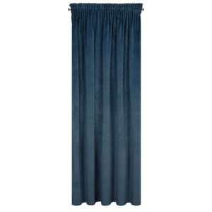 ZASŁONA welwet welur velvet TAŚMA 140X270 GRANATOWA
