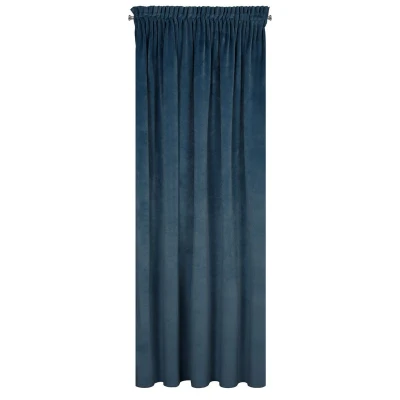 ZASŁONA welwet welur velvet TAŚMA 140X270 GRANATOWA