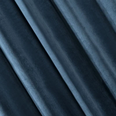 ZASŁONA welwet welur velvet TAŚMA 140X270 GRANATOWA