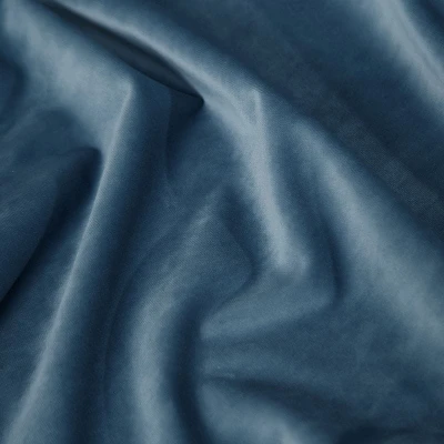 ZASŁONA welwet welur velvet TAŚMA 140X270 GRANATOWA