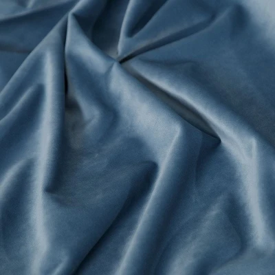 ZASŁONA welwet welur velvet TAŚMA 140X270 GRANATOWA