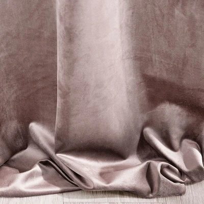ZASŁONA welwet welur velvet TAŚMA 140X270 PUDROWA