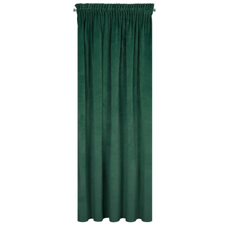 ZASŁONA welwet welur velvet TAŚMA 140X270 ZIELONA