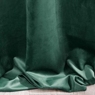 ZASŁONA welwet welur velvet TAŚMA 140X270 ZIELONA