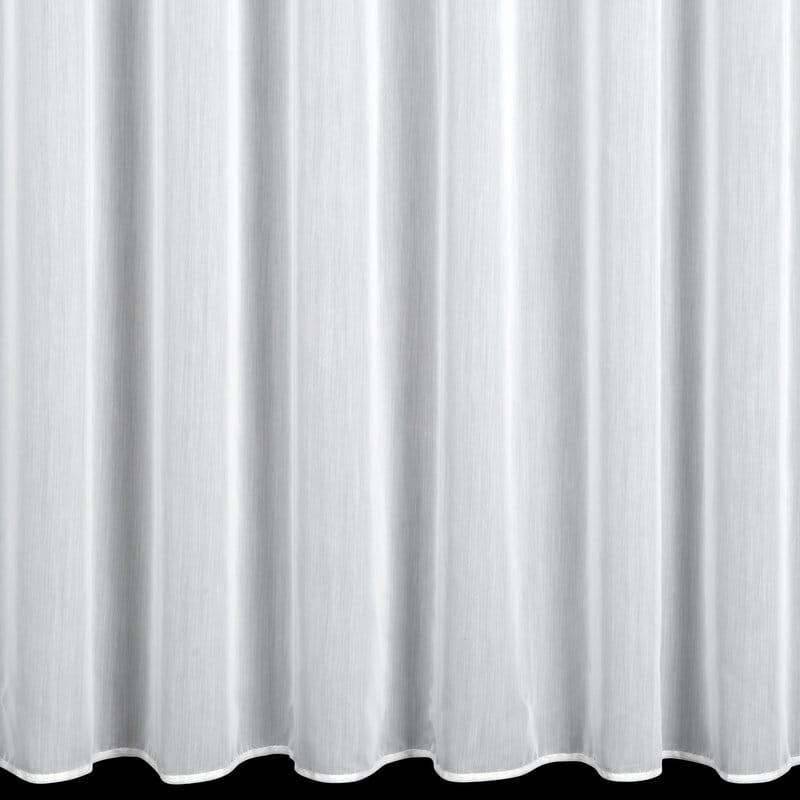 Firana FIRANKA biała gładka elegancka 300X260 koła