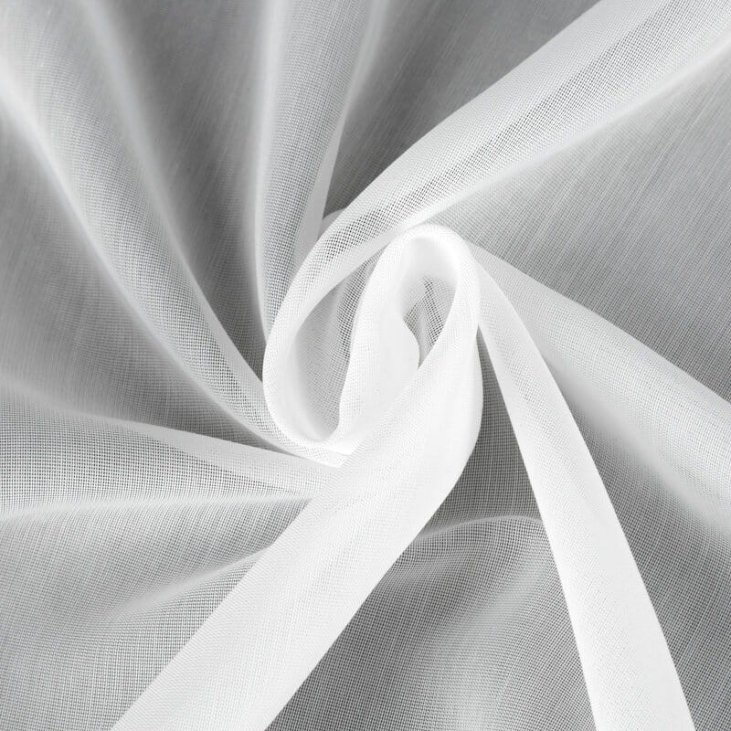 Firana FIRANKA biała gładka elegancka 300X260 koła
