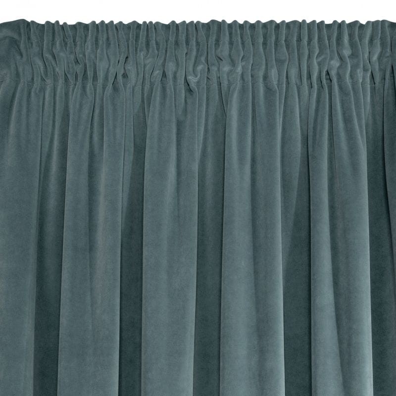 MATOWA ZASŁONA VELVET TAŚMA 140X270 CM NIEBIESKI