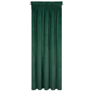 ZASŁONA WELUR VELVET NA TAŚMIE 140X300 ZIELONA
