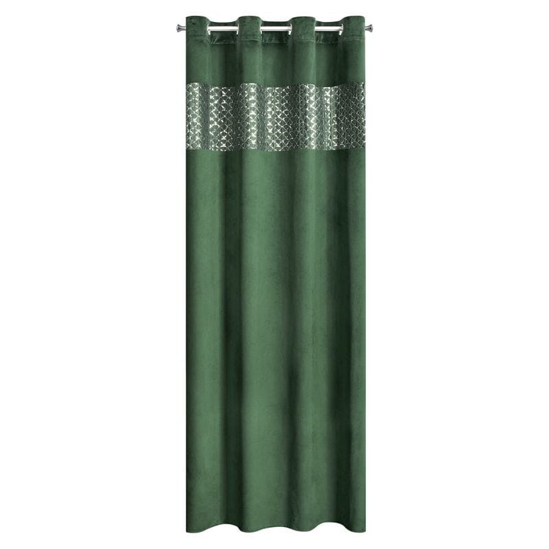 ZASŁONA przeltyki cekiny błyszcząca 140X250 zielona