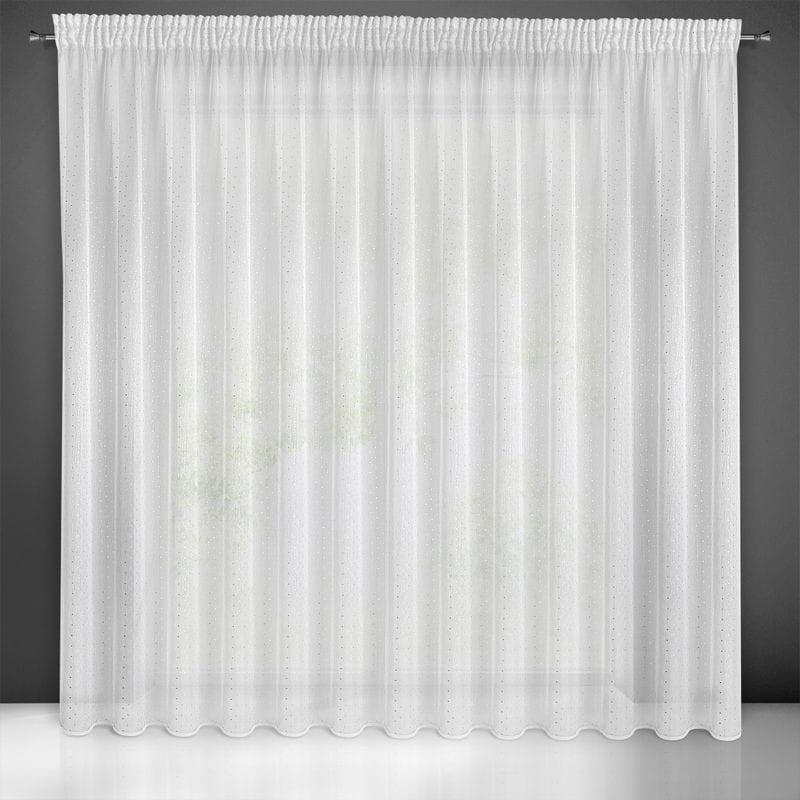 FIRANA FIRANKA ROMBY NA TAŚMIE 400X250 CM BIAŁA