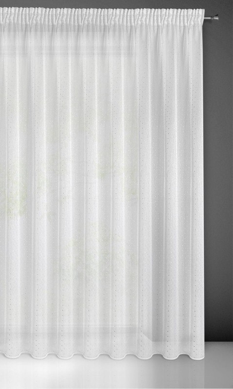 FIRANA FIRANKA ROMBY NA TAŚMIE 400X250 CM BIAŁA