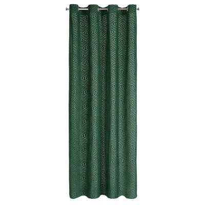 ZASŁONA WELUR VELVET PRZELOTKI 140X250 ZIELONA