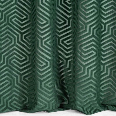 ZASŁONA WELUR VELVET PRZELOTKI 140X250 ZIELONA