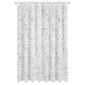 Firana gotowa Bessy 350x250 cm różowa, etamina 100% poliester