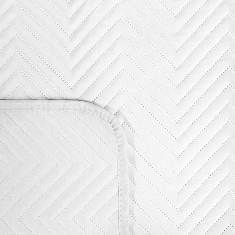 NARZUTA KAPA WELUROWA VELVET KOC 170X210 CM BIAŁA