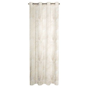 ZASŁONA 140x250 BIAŁA WELUR VELVET PRZELOTKI