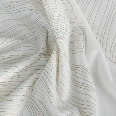 ZASŁONA 140x250 BIAŁA WELUR VELVET PRZELOTKI