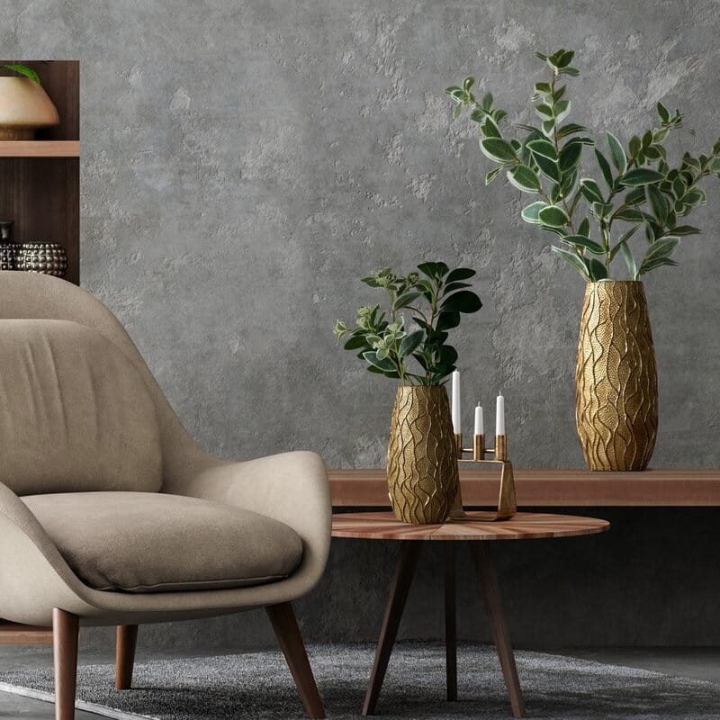 PATERA DEKORACYJNA KORZENIE GLAMOUR 38X18X6 ZŁOTA