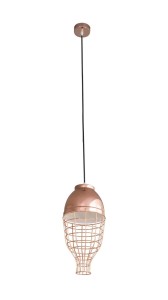LAMPA SUFITOWA LUCY MIEDZIANY EUROFIRANY 20x21cm