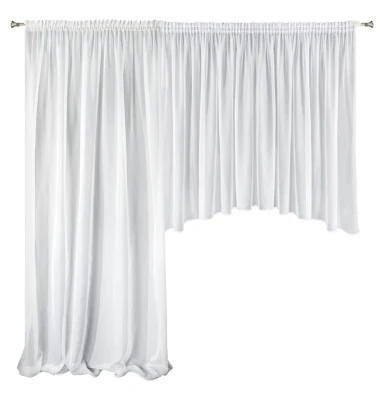 ZESTAW FIRANY NA OKNO BALKONOWE 400x145 200x245 cm