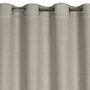 ZASŁONA NA PRZELOTKACH OZDOBNY SPLOT 140X250 SZARA
