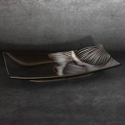 NACZYNIE DEKORACYJNE PATERA CERAMICZNA 41X21