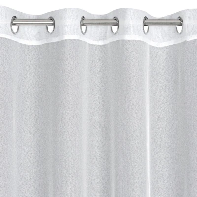 FIRANA DELIKATNA NA PRZELOTKACH 350X250 CM BIAŁA