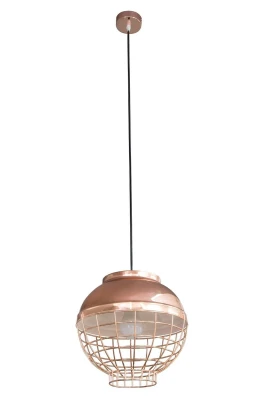 LAMPA SUFITOWA LUCY MIEDZIANY EUROFIRANY 30x12cm