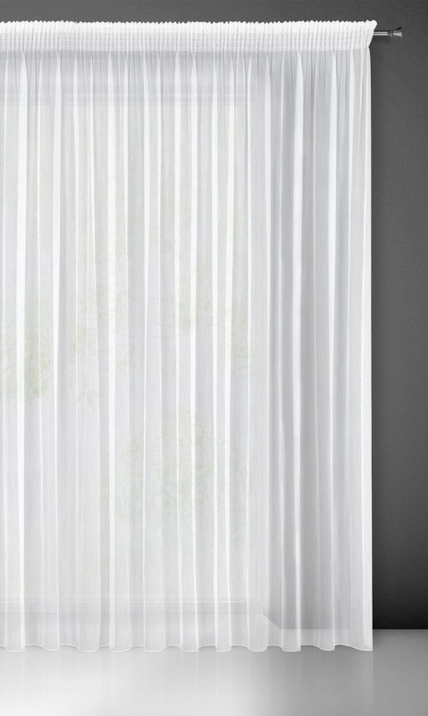 FIRANA ZAZDROSTKA NA TAŚMIE 350X270 CM BIAŁA