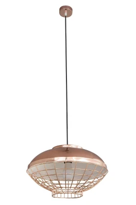 LAMPA SUFITOWA LUCY MIEDZIANY EUROFIRANY 39x11cm