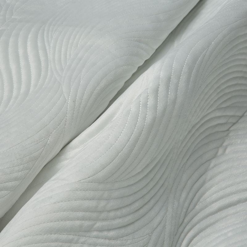 KOC NARZUTA WELUR VELVET FALE 170X210 CM BIAŁY