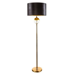 NOWOCZESNA LAMPA STOJĄCA WYSOKA 43X157 CM CZARNY