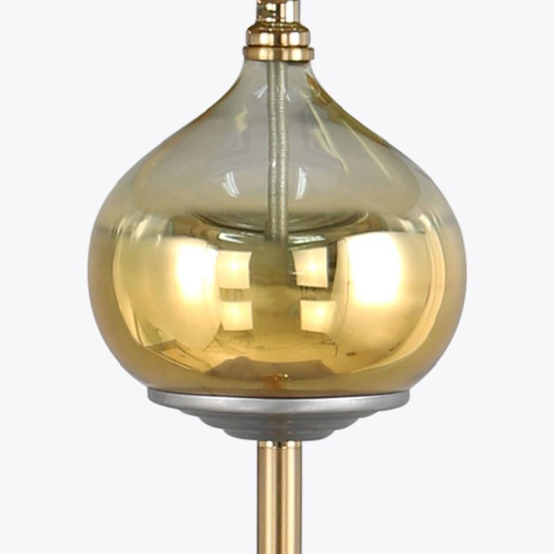 LAMPA DEKORACYJNA TURKUSOWA WYSOKA STOJĄCA 157cm