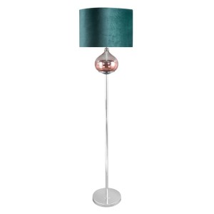 TURKUSOWA LAMPA DEKORACYJNA WYSOKA STOJĄCA 157cm