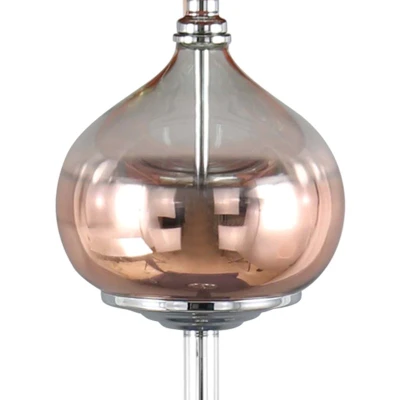 TURKUSOWA LAMPA DEKORACYJNA WYSOKA STOJĄCA 157cm