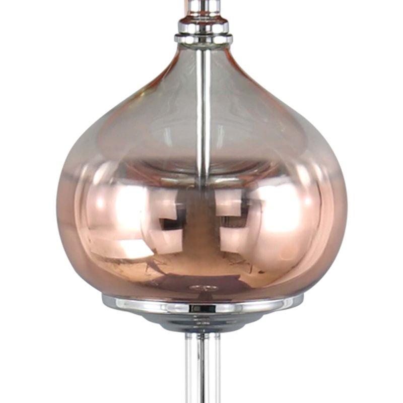TURKUSOWA LAMPA DEKORACYJNA WYSOKA STOJĄCA 157cm