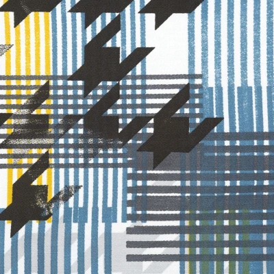 KOMPLET POŚCIEL SATYNA BAWEŁNA KRATKA 220X200
