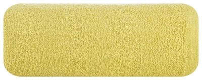 GŁADKI Ręcznik Bawełniany Frotte 16X21 MUSZTARDOWY