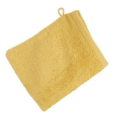 GŁADKI Ręcznik Bawełniany Frotte 16X21 MUSZTARDOWY