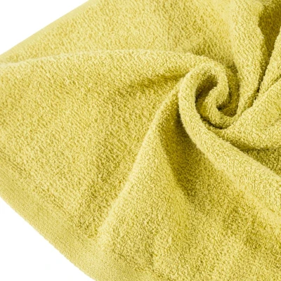 GŁADKI Ręcznik Bawełniany Frotte 16X21 MUSZTARDOWY