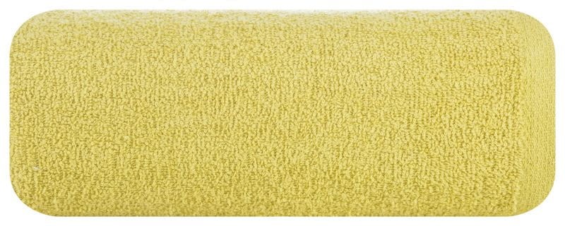 GŁADKI Ręcznik Bawełniany Frotte 16X21 MUSZTARDOWY