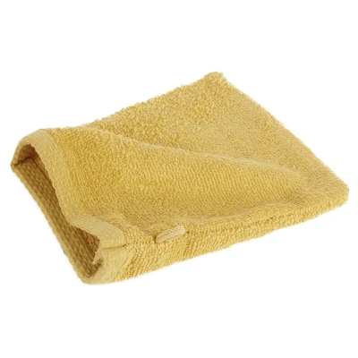 GŁADKI Ręcznik Bawełniany Frotte 16X21 MUSZTARDOWY