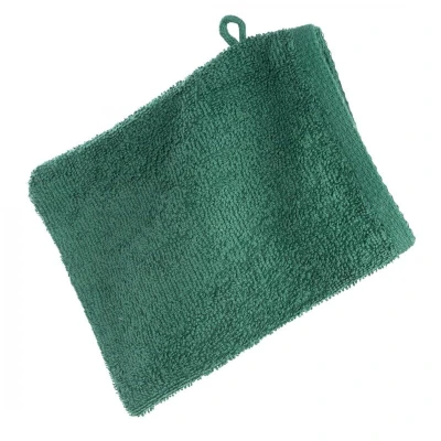 GŁADKI Ręcznik Bawełniany Frotte 16X21 ZIELONY