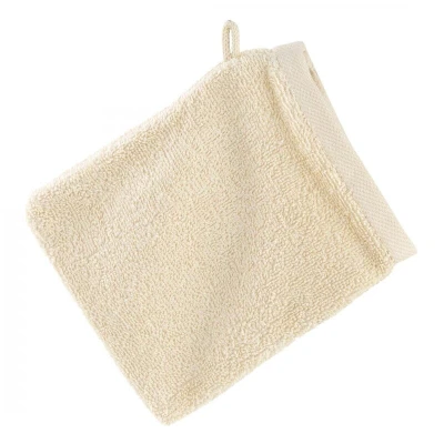 RĘCZNIK GŁADKI BAWEŁNA FROTTE 16X21 CM BEŻOWY